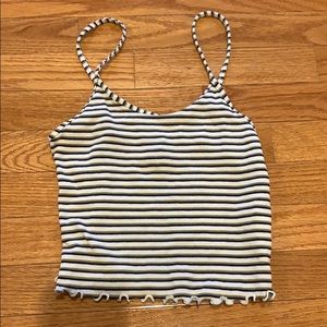 Striped cami tank top